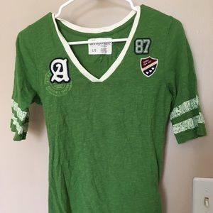 Aeropostale Green V-neck